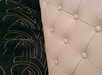 Pareti con lavorazione capitonné