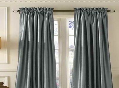 Classical curtain taffeta curled
